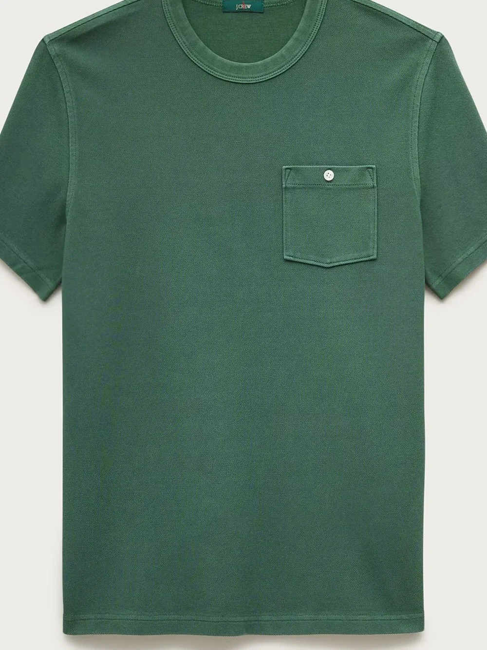 Jcrew Men's Crewneck Pocket T-Shirt in Forest Green size Smqll